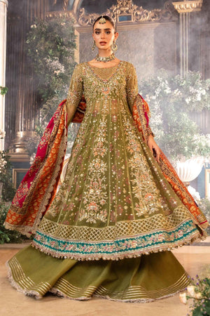 3 Piece Embroidered Organza Suit | BD - 2906 - NEW NAMAL PRET