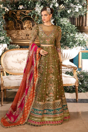 3 Piece Embroidered Organza Suit | BD - 2906 - NEW NAMAL PRET