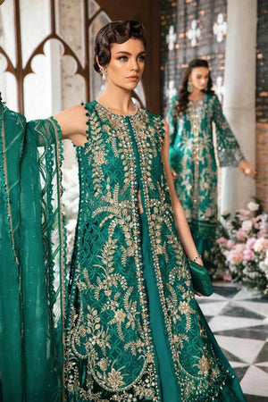 3 Piece Embroidered Suit | BD - 2806 - NEW NAMAL PRET