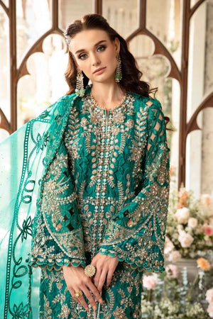 3 Piece Embroidered Suit | BD - 2806 - NEW NAMAL PRET