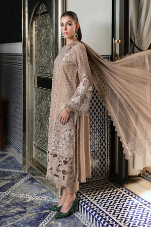3 Piece stitched Embroidered Lawn Suit | D - 2503 - A - NEW NAMAL PRET