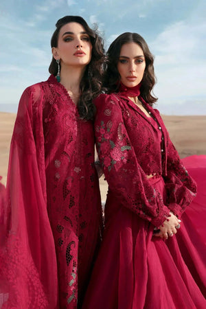 3 Piece stitched Embroidered Lawn Suit | D - 2504 - A - NEW NAMAL PRET