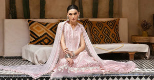 3 Piece stitched Embroidered Lawn Suit | D - 2511 - A - NEW NAMAL PRET