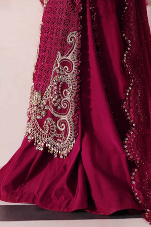 3 Piece Unstitched Embroidered Chiffon Suit | BD - 3003 - NEW NAMAL PRET
