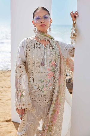 3 Piece Unstitched Embroidered Lawn Suit | EID LAWN - 25 - 07 - NEW NAMAL PRET