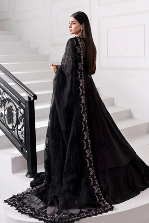 3 Piece Unstitched Embroidered Organza Suit | BD - 3004 - NEW NAMAL PRET