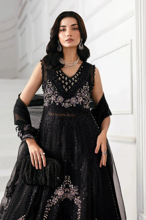 3 Piece Unstitched Embroidered Organza Suit | BD - 3004 - NEW NAMAL PRET