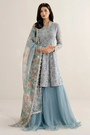EMBROIDERED CHIFFON UC - 3075 - NEW NAMAL PRET