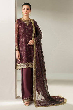 EMBROIDERED CHIFFON UC - 3096 - Namal Pret