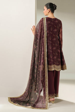 EMBROIDERED CHIFFON UC - 3096 - Namal Pret