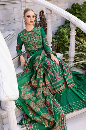 Embroidered Cotton Satin Suit | CST - 811 - NEW NAMAL PRET