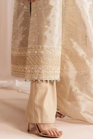 GILDED GLOW - 4 PIECE EMBROIDERED SILK SUIT - NEW NAMAL PRET
