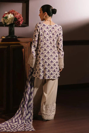 LEVENDER LUXE - 3PC SILK EMBROIDERED SUIT - NEW NAMAL PRET