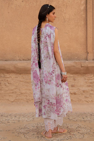 LILAC HINT - 3PC PRINTED LAWN SUIT - NEW NAMAL PRET