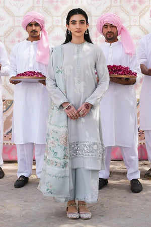 LUNAR BLOOM - 3 PC DYED LAWN SUIT - NEW NAMAL PRET