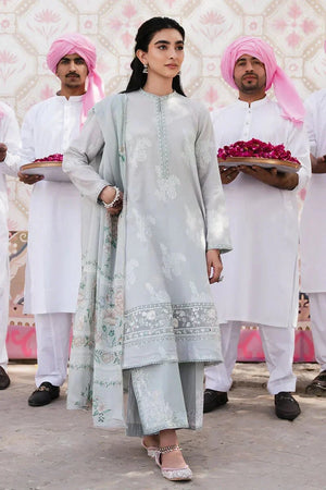 LUNAR BLOOM - 3 PC DYED LAWN SUIT - NEW NAMAL PRET