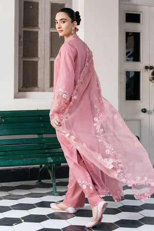 ROUGE TAN - 3 PC DYED LAWN SUIT - NEW NAMAL PRET
