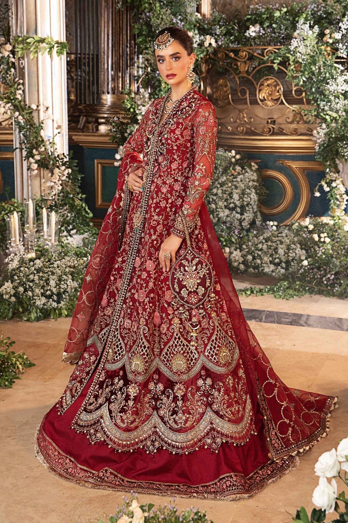 3 Piece Embroidered Organza Suit | BD - 2908 - NEW NAMAL PRET
