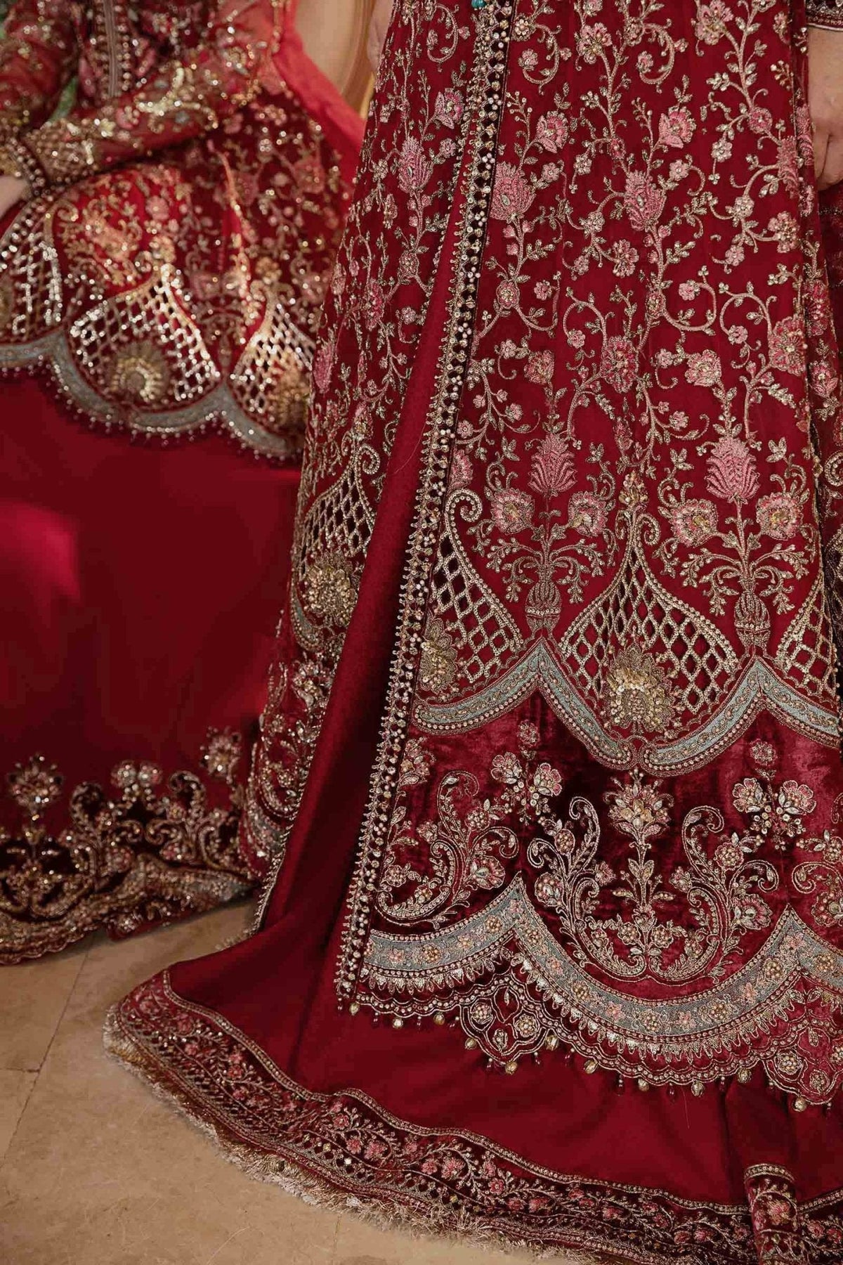 3 Piece Embroidered Organza Suit | BD - 2908 - NEW NAMAL PRET