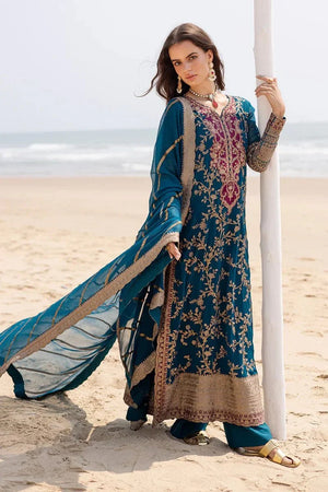 3 Piece Embroirdered Chiffon Aadhya - FW40052 - NEW NAMAL PRET