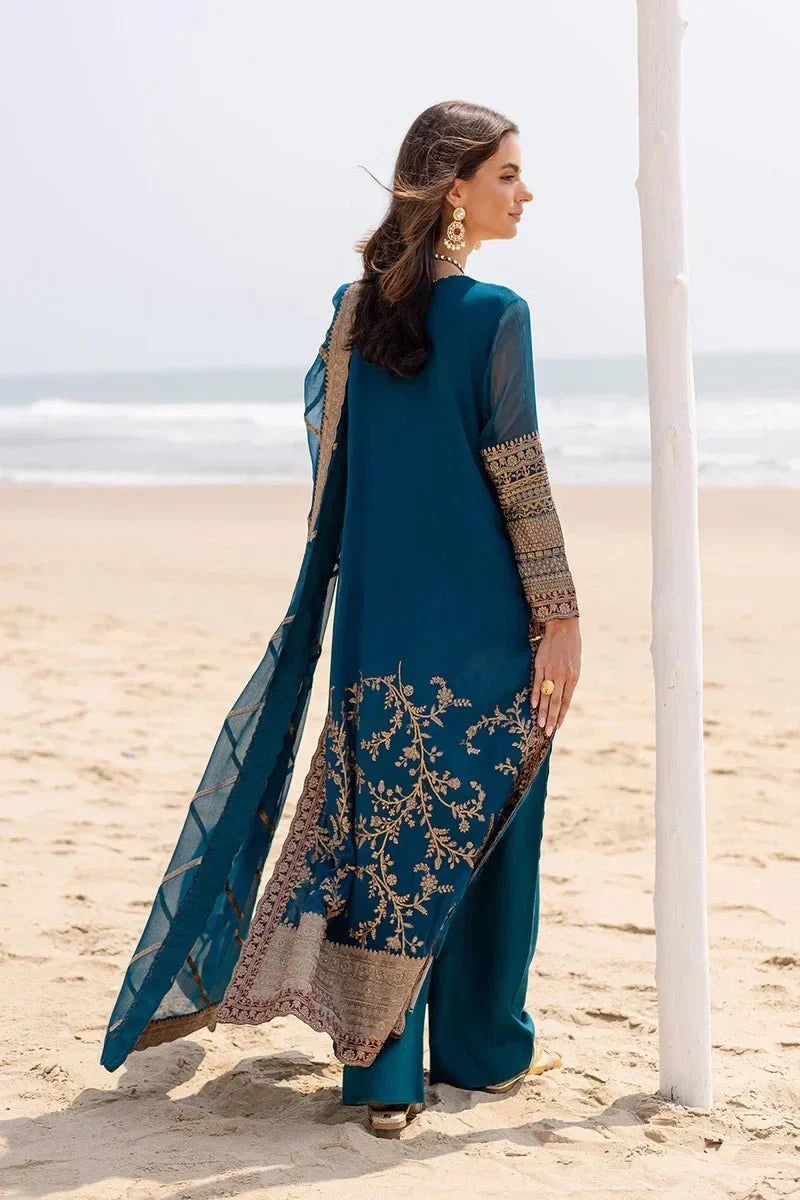 3 Piece Embroirdered Chiffon Aadhya - FW40052 - NEW NAMAL PRET