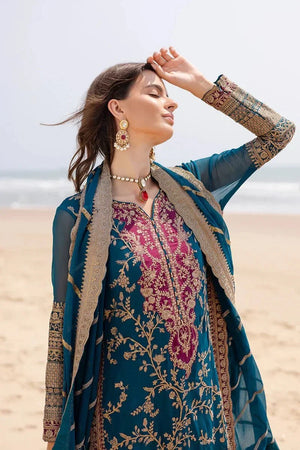 3 Piece Embroirdered Chiffon Aadhya - FW40052 - NEW NAMAL PRET