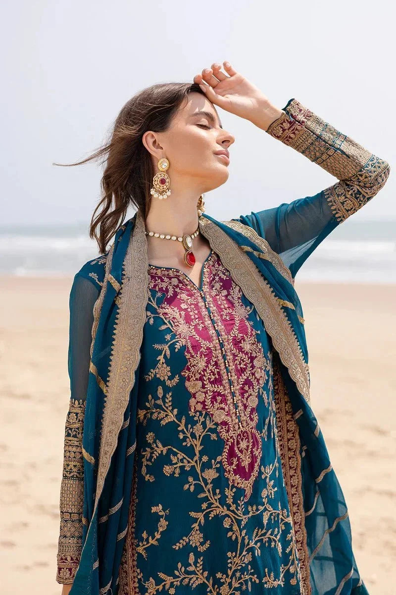 3 Piece Embroirdered Chiffon Aadhya - FW40052 - NEW NAMAL PRET