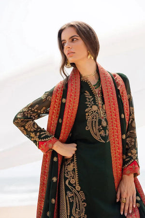 3 Piece Embroirdered Chiffon Aarna - FW40058 - NEW NAMAL PRET