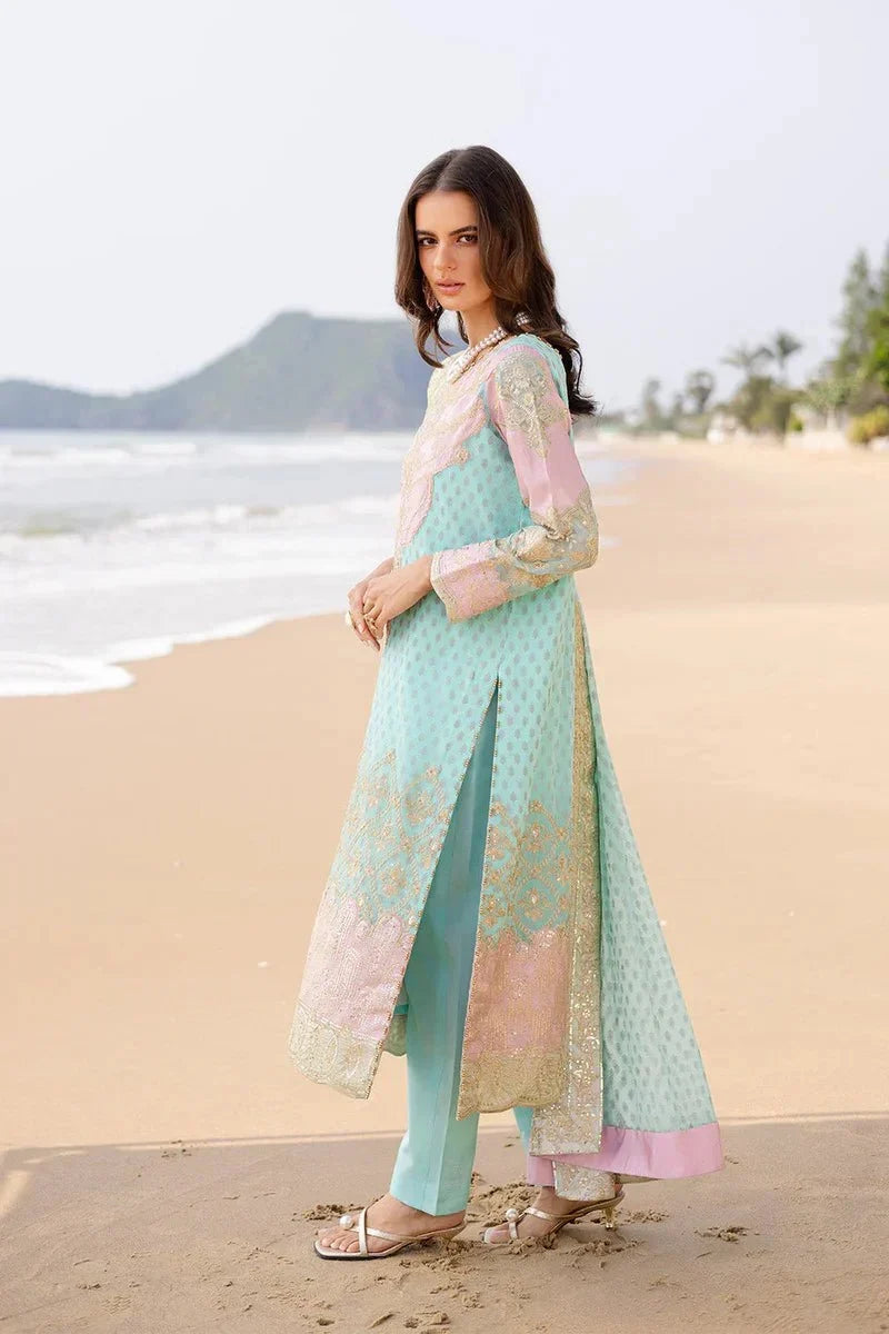 3 Piece Embroirdered Chiffon Aarohi - FW40056 - NEW NAMAL PRET