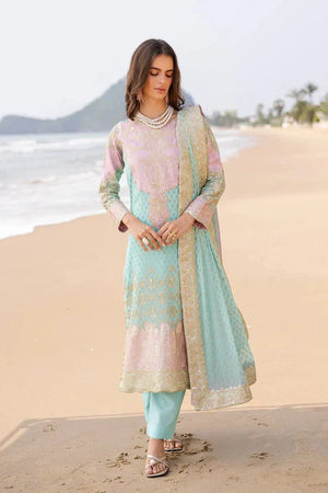 3 Piece Embroirdered Chiffon Aarohi - FW40056 - NEW NAMAL PRET