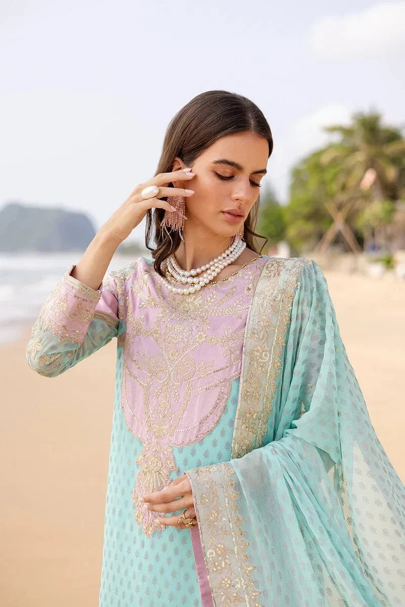3 Piece Embroirdered Chiffon Aarohi - FW40056 - NEW NAMAL PRET