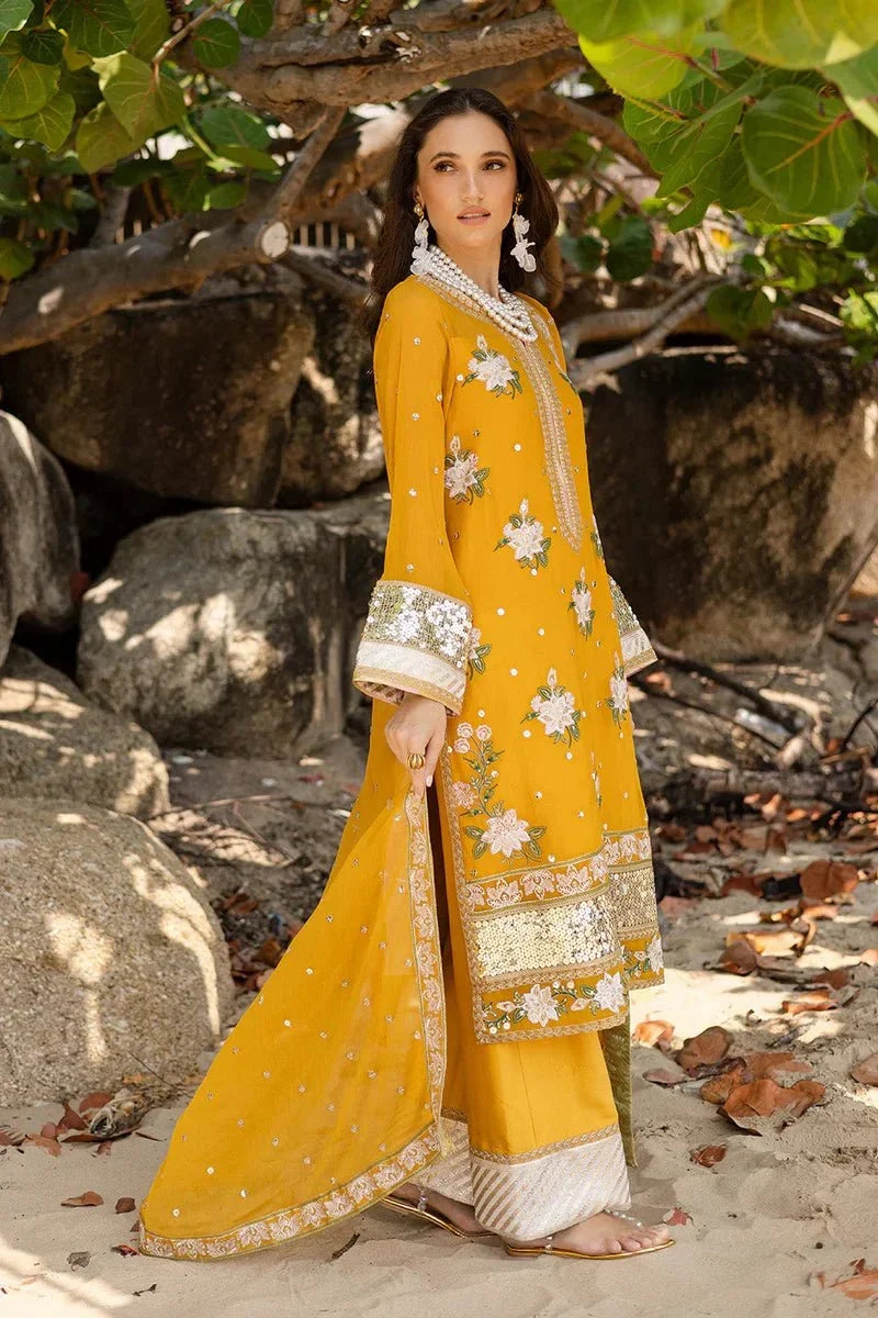 3 Piece Embroirdered Chiffon Mirha - FW40060 - NEW NAMAL PRET