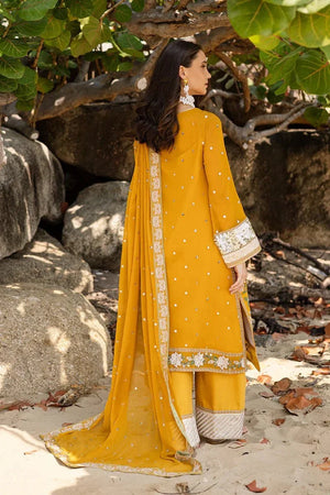 3 Piece Embroirdered Chiffon Mirha - FW40060 - NEW NAMAL PRET