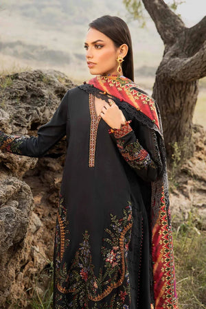 3 Piece Printed Linen Suit | MPT - 2402 - B - NEW NAMAL PRET