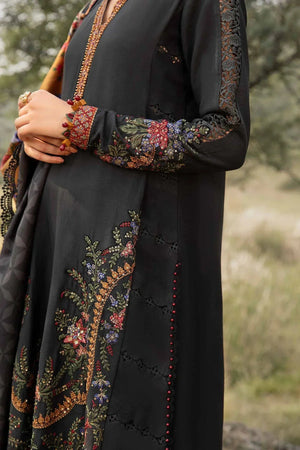 3 Piece Printed Linen Suit | MPT - 2402 - B - NEW NAMAL PRET
