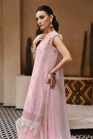 3 Piece stitched Embroidered Lawn Suit | D - 2511 - A - NEW NAMAL PRET