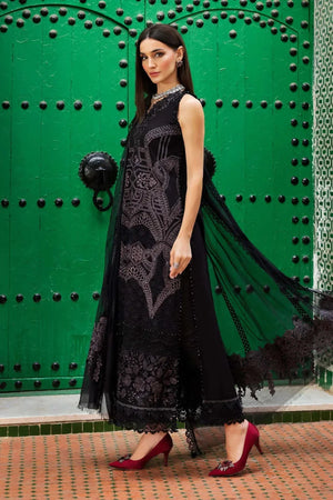 3 Piece stitched Embroidered Lawn Suit | D - 2512 - B - NEW NAMAL PRET