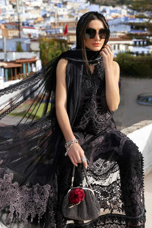 3 Piece stitched Embroidered Lawn Suit | D - 2512 - B - NEW NAMAL PRET