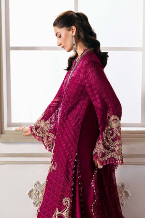 3 Piece Unstitched Embroidered Chiffon Suit | BD - 3003 - NEW NAMAL PRET