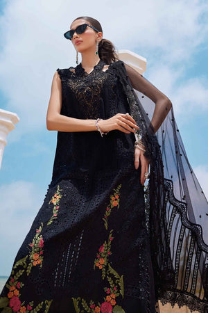 3 Piece Unstitched Embroidered Lawn Suit | EID LAWN - 25 - 01 - NEW NAMAL PRET