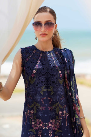 3 Piece Unstitched Embroidered Lawn Suit | EID LAWN - 25 - 10 - NEW NAMAL PRET