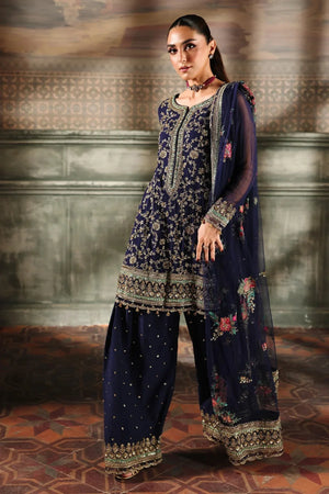 4 - PC Charizma Unstitched Luxury Collection DJW5 - 01 - Namal Pret