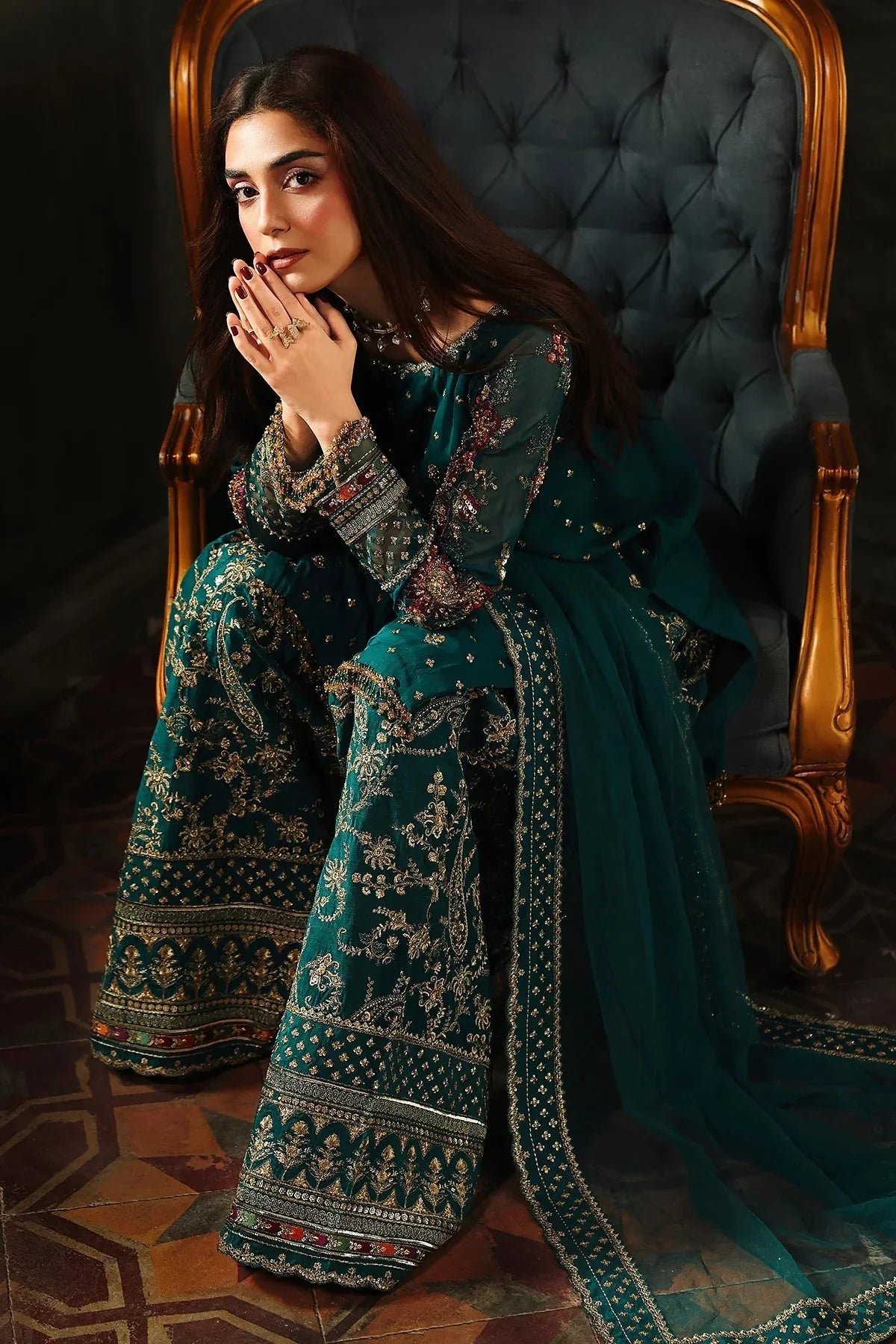 4 - PC Charizma Unstitched Luxury Collection DJW5 - 04 - Namal Pret