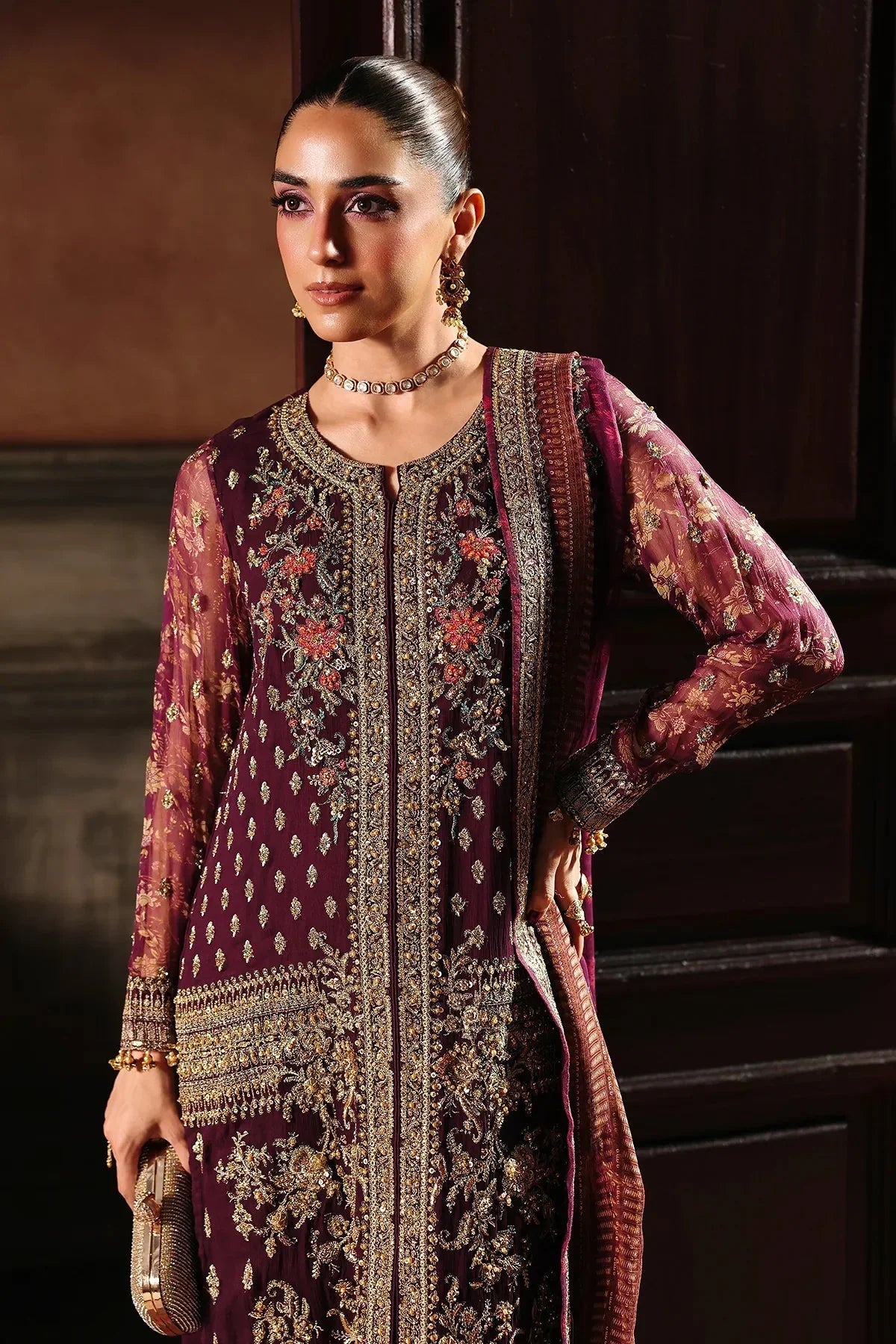4 - PC Charizma Unstitched Luxury Collection DJW5 - 07 - Namal Pret