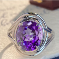 Amethyst Fashion Ring for Women