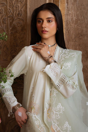AQUA SERENITY - 3PC EMBROIDERED LAWN SUIT - NEW NAMAL PRET
