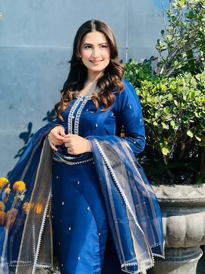 Cedar Dress with handwork 3PC - NEW NAMAL PRET
