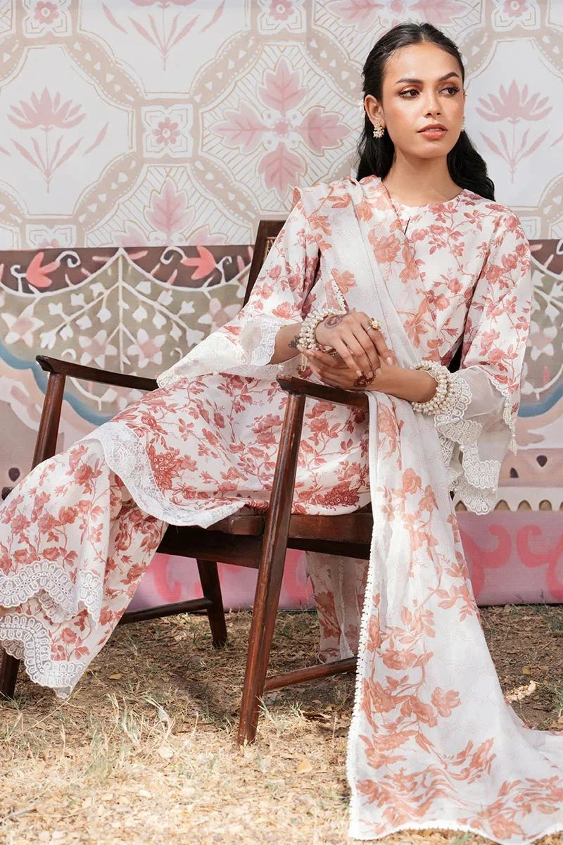 CRIMSON SAND - 3 PC PRINTED LAWN SUIT - NEW NAMAL PRET