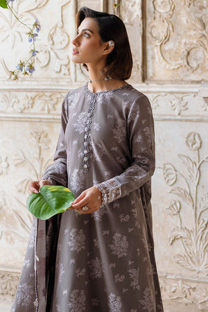DESERT TAUPE - 3PC JACQUARD SUIT - NEW NAMAL PRET