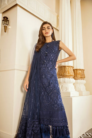 EMBROIDERED CHIFFON CH06 - 02 - NEW NAMAL PRET